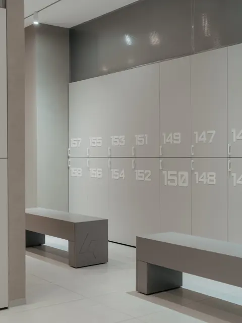 Locker rooms at Hero’s Journey 4YOU
